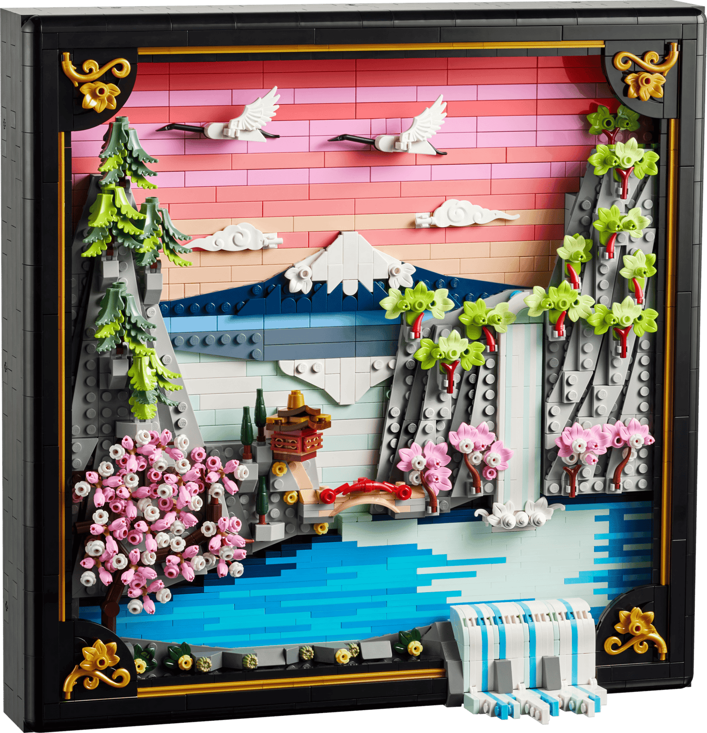 Paesaggio giapponese con ciliegi fioriti LEGO ART 31218