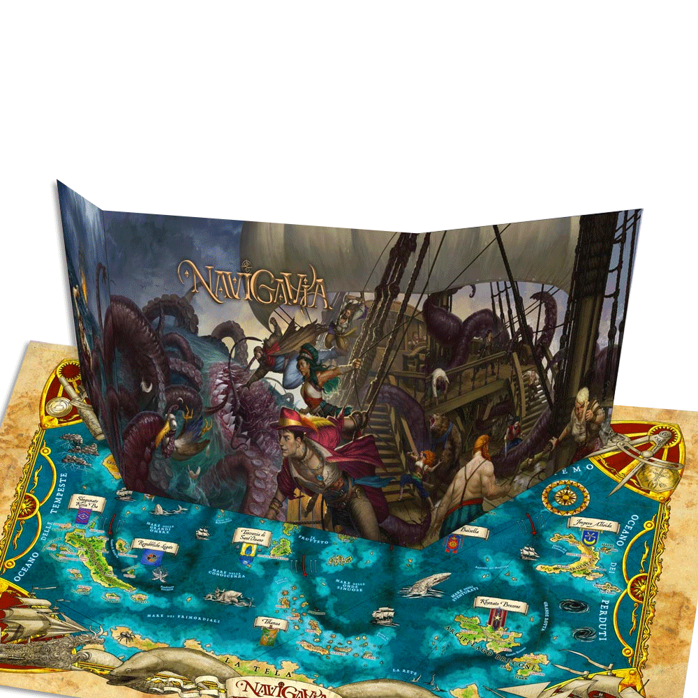 Navigavia - Kit del Game Master Need Games 7th Sea 9791255980070