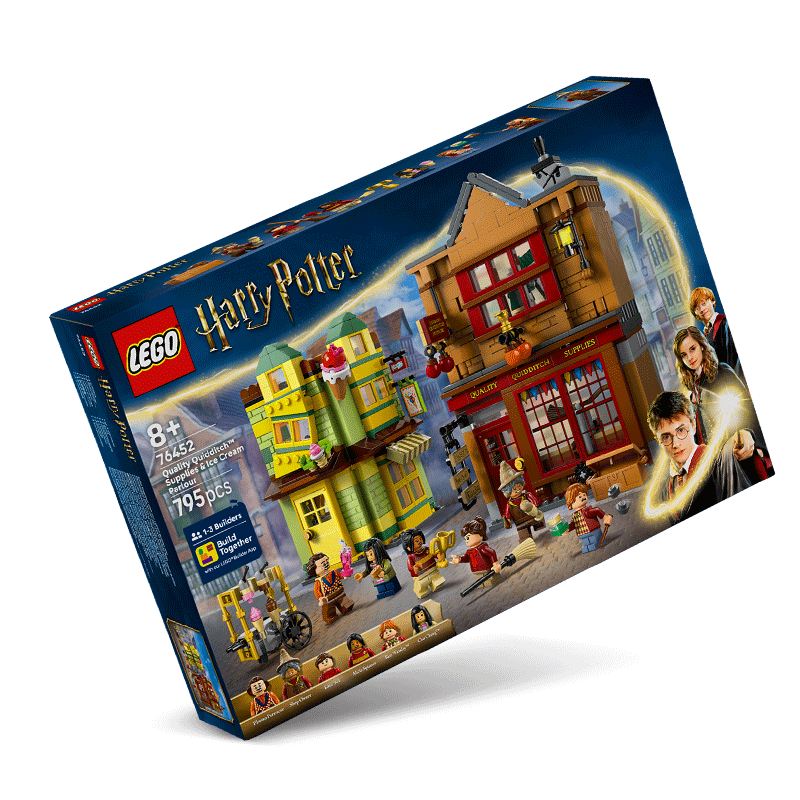 Accessori di Prima Qualità per il Quidditch e Gelateria - Harry Potter LEGO 76452