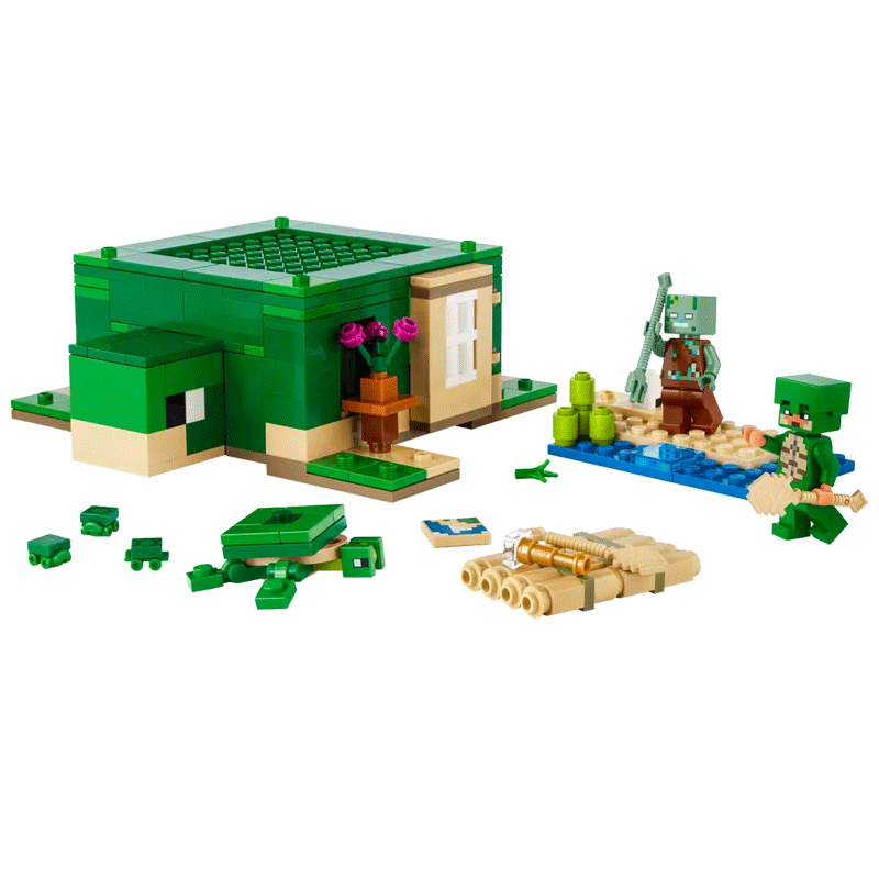 Beach House della tartaruga LEGO Minecraft 21254
