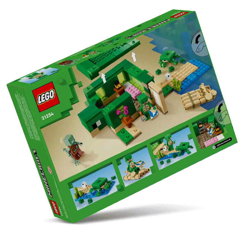 Beach House della tartaruga LEGO Minecraft 21254
