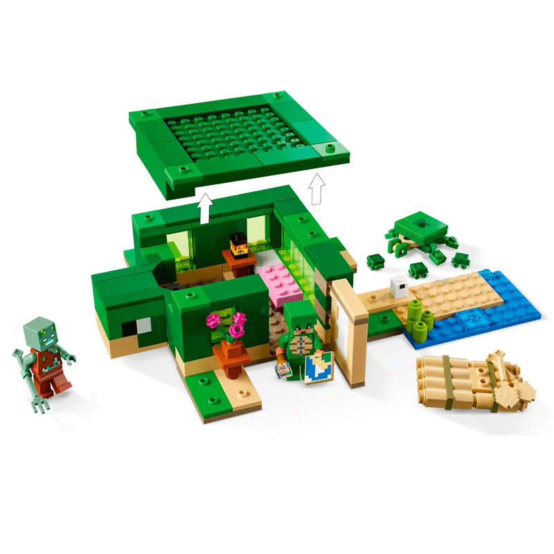 Beach House della tartaruga LEGO Minecraft 21254