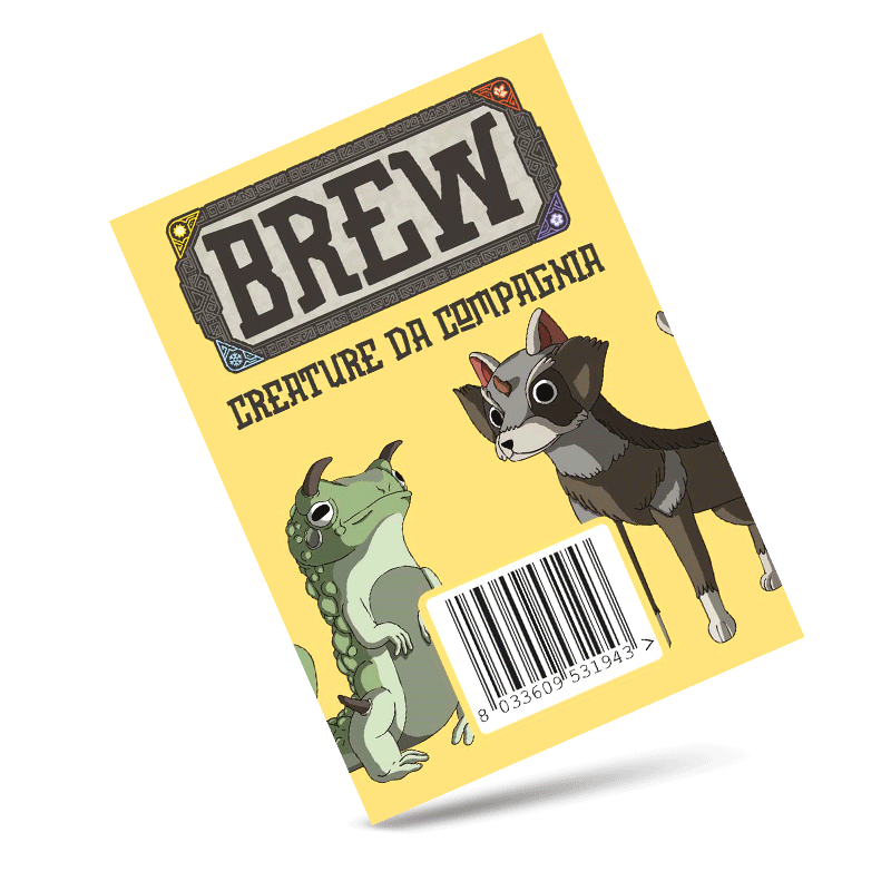 Brew carte promo Creature da Compagnia Ghenos Games