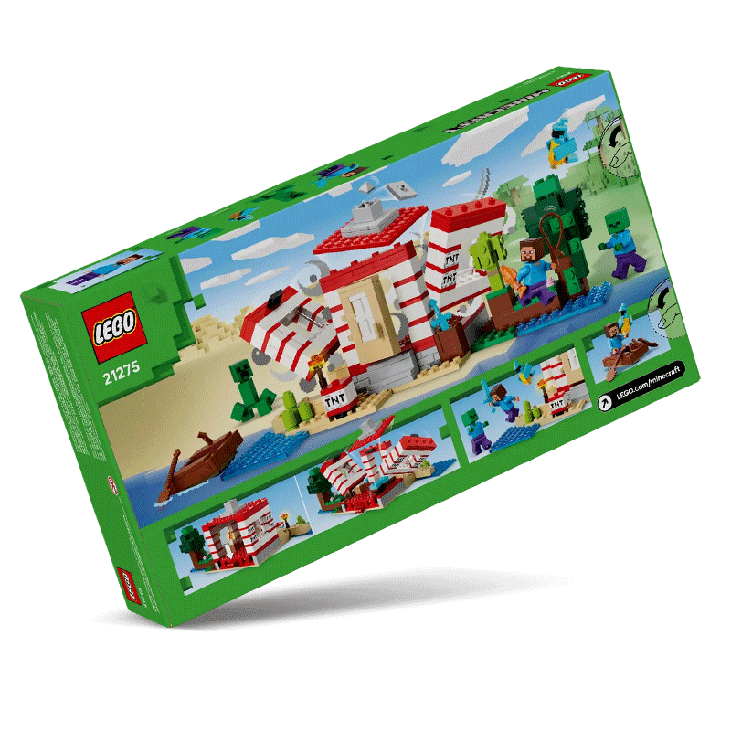 Casa nella Giungla Esplosiva LEGO Minecraft 21275