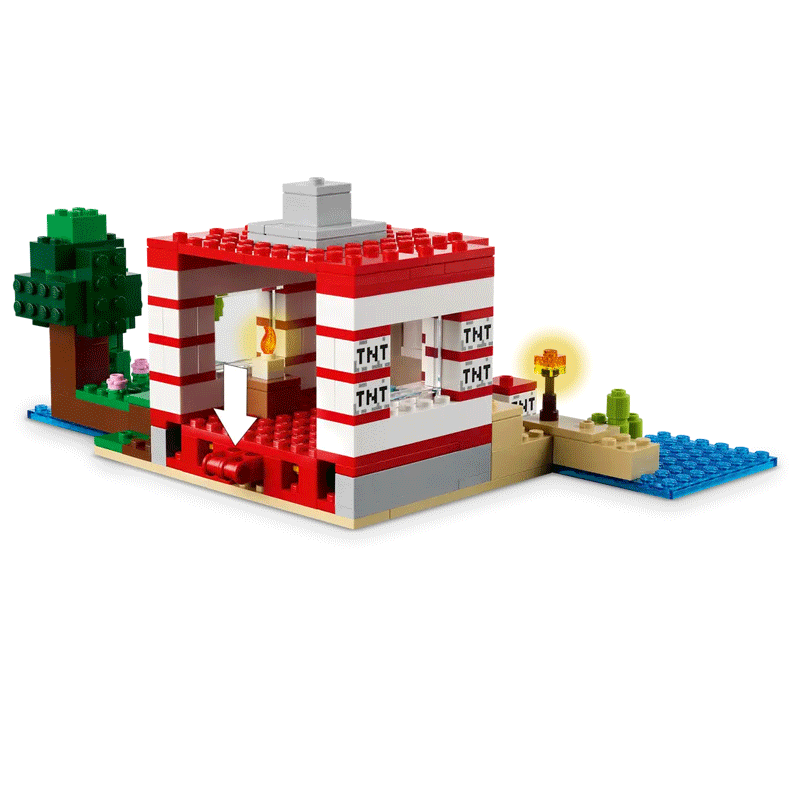Casa nella Giungla Esplosiva LEGO Minecraft 21275