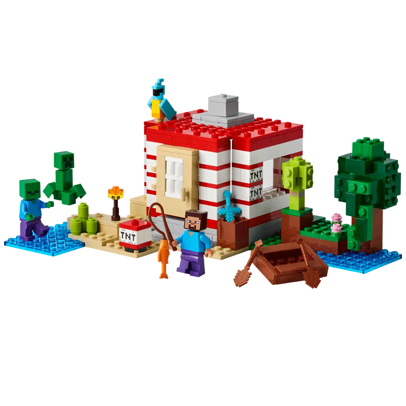 Casa nella Giungla Esplosiva LEGO Minecraft 21275