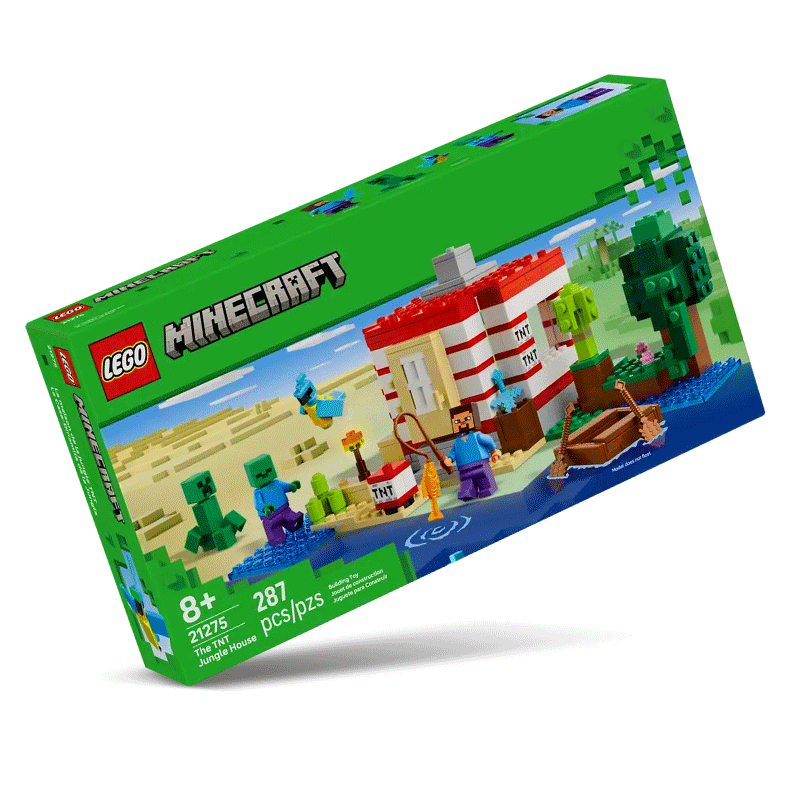 Casa nella Giungla Esplosiva LEGO Minecraft 21275