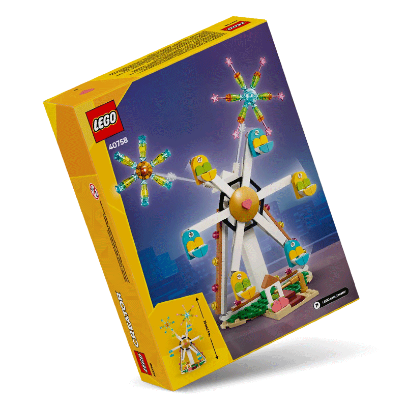 Celebrazione: ruota panoramica e fuochi d’artificio LEGO Creator 40758