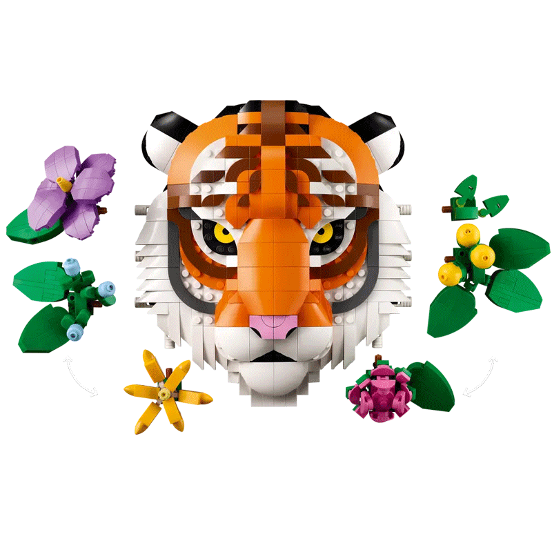 Collezione animali: Tigre LEGO ART 31217