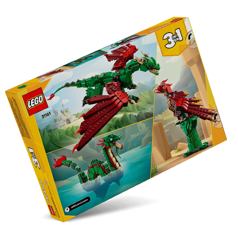 Drago medievale 3 in 1 LEGO Creator 31161