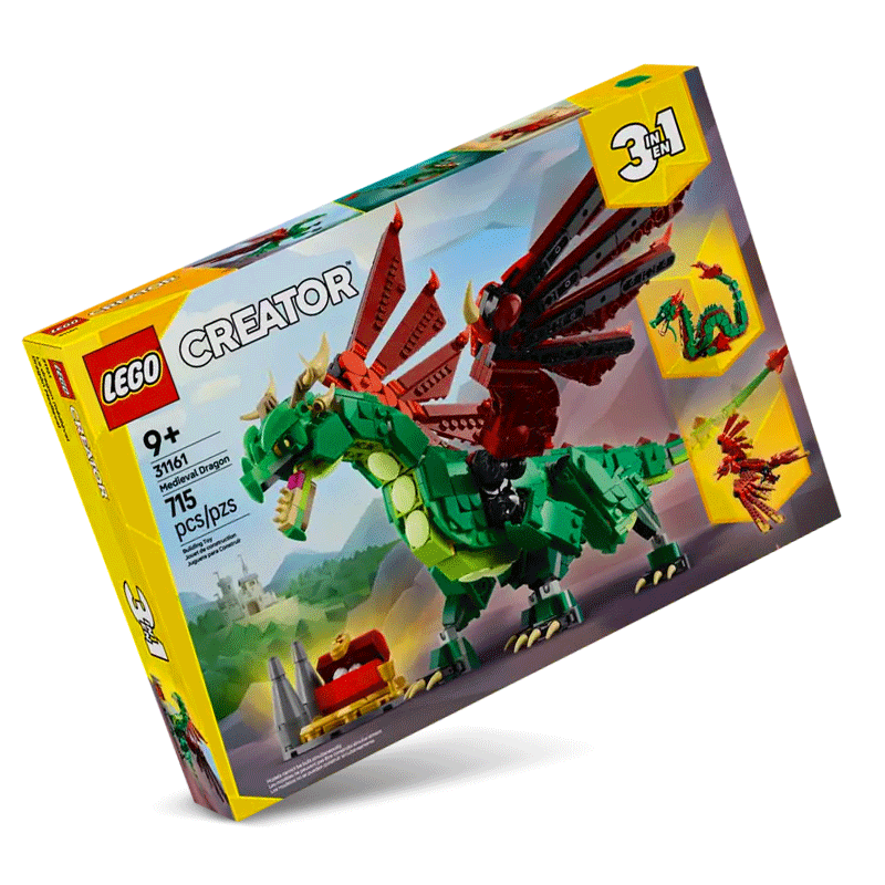 Drago medievale 3 in 1 LEGO Creator 31161