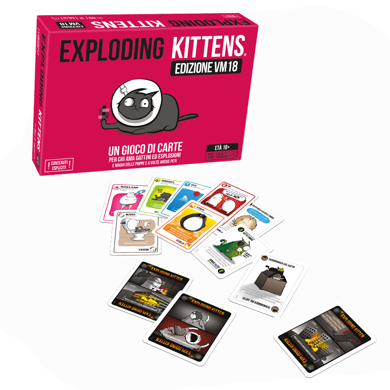 Exploding Kittens VM18 Nuova Edizione Asmodee Carte Party Games 0810083044125