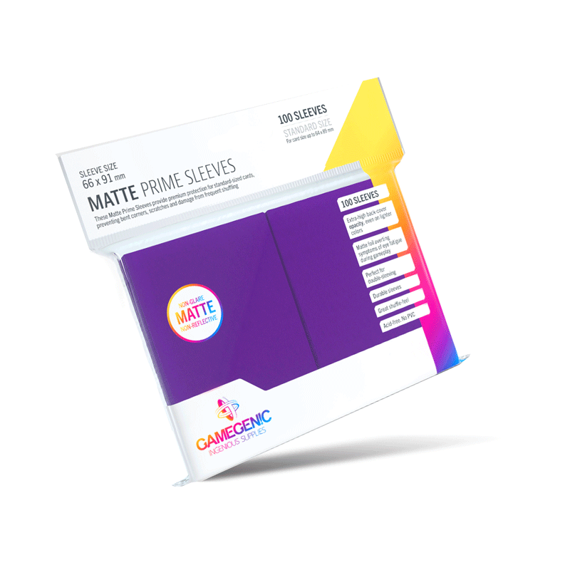 Bustine protettive Matte Prime Sleeve Gamegenic VIOLA