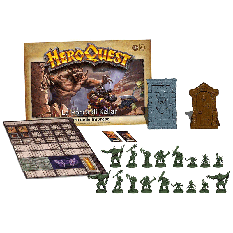 Heroquest - espansione La Rocca di Kellar Hasbro Avventura Family 5010993938469