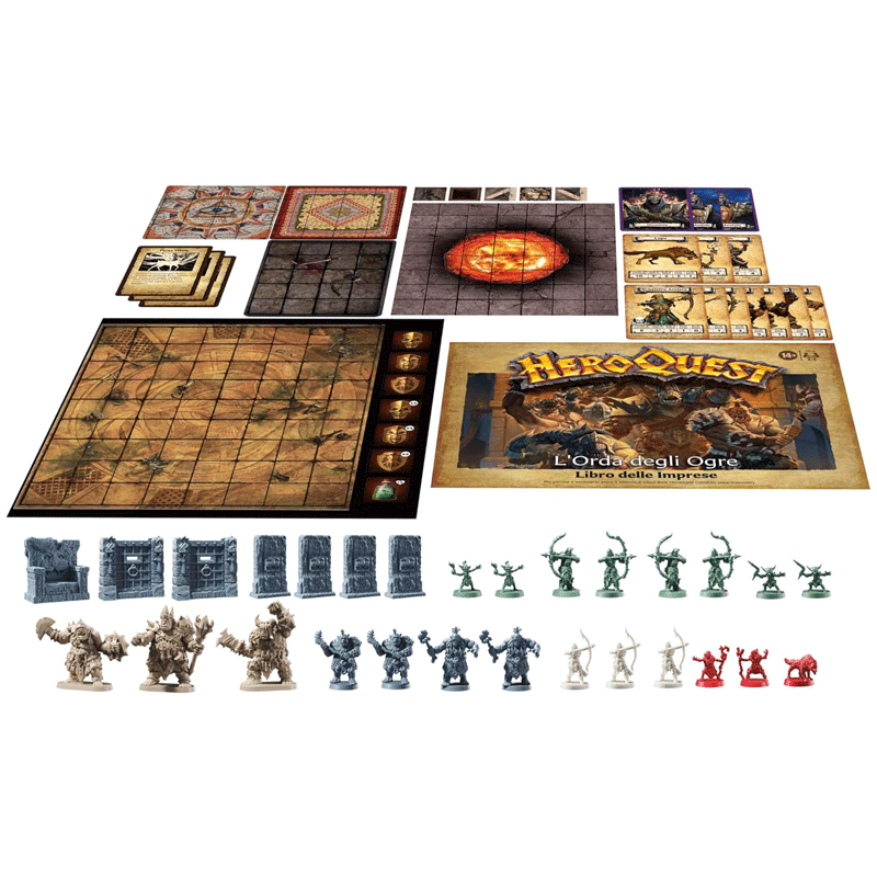 Heroquest espansione L'Orda degli Ogre Hasbro Avventura Family 5010996223234