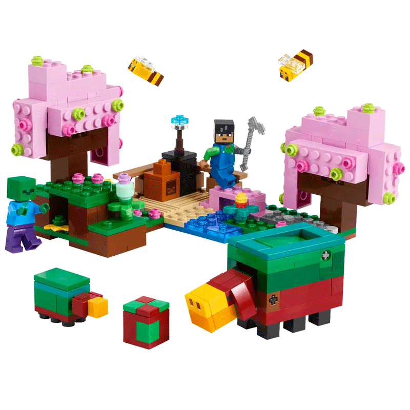 Il Giardino del Ciliegio in Fiore LEGO Minecraft 21260