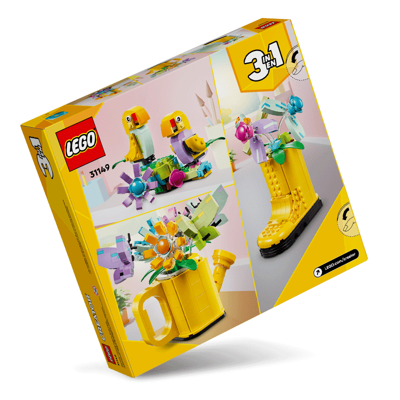 Innaffiatoio con fiori 3 in 1 LEGO Creator 31149