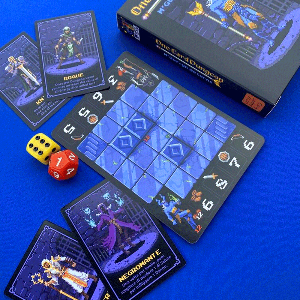 One card Dungeon BUNDLE espansione Little Rocket Games Avventura Family