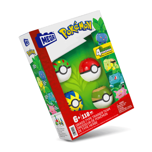 Mega Construx Pokémon Pokeball Tipo Erba 194735219421