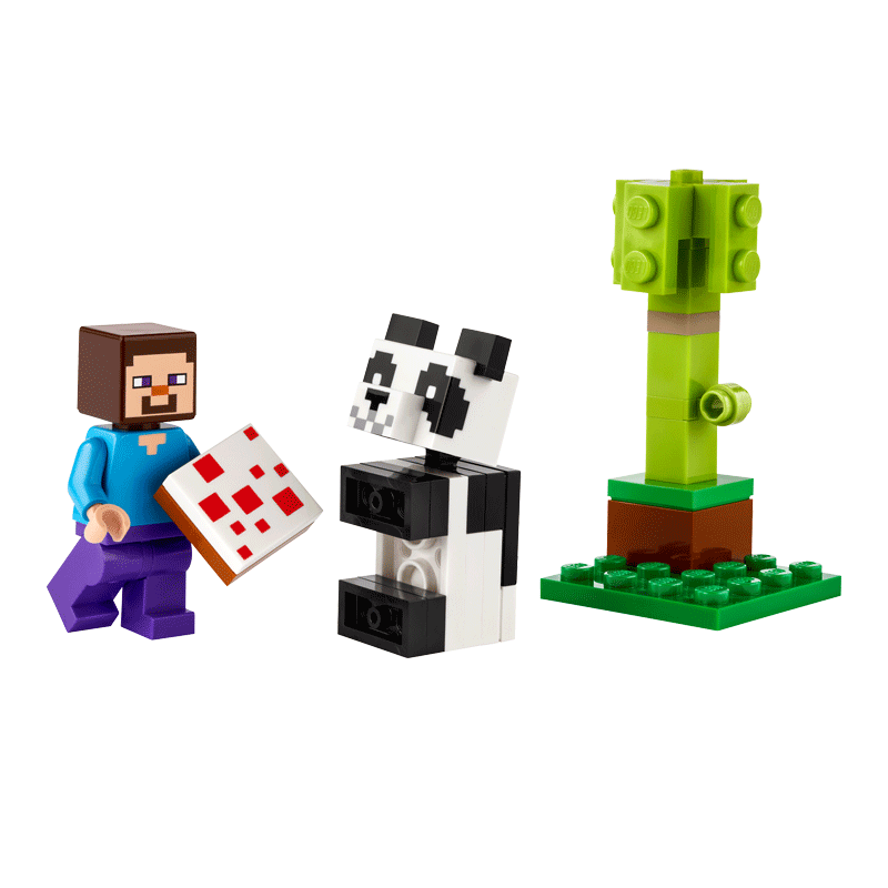 Minecraft Steve e Baby Panda LEGO Minecraft 30672