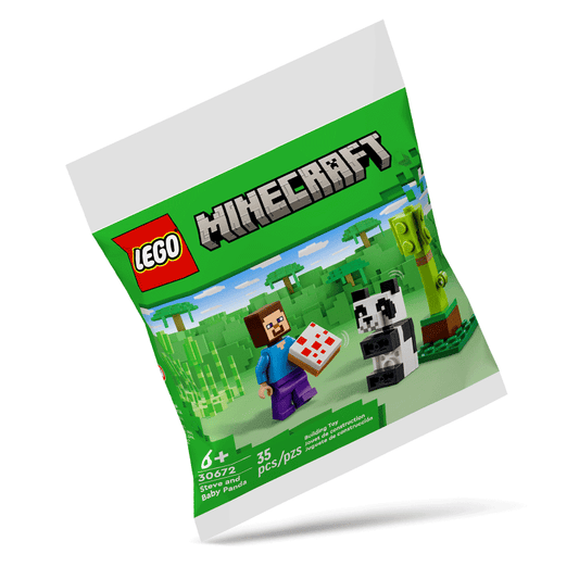 Minecraft Steve e Baby Panda LEGO Minecraft 30672