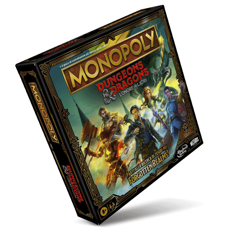 Monopoly Dungeons & Dragons: L'Onore dei Ladri Hasbro Gaming Avventura Family 5010994202071