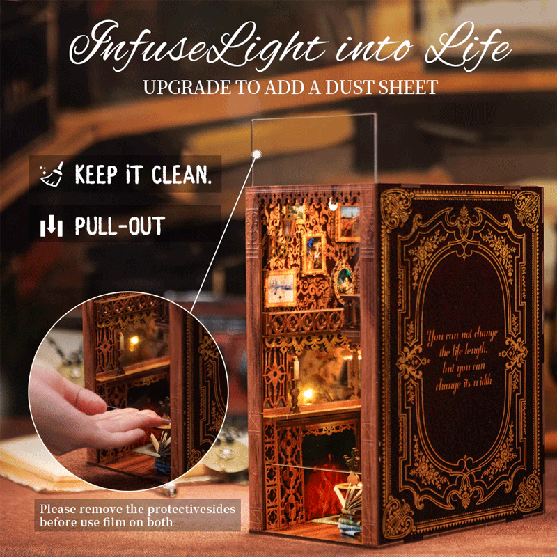 Puzzle 3D Eternal Bookstore Book Nook Kit CuteBee