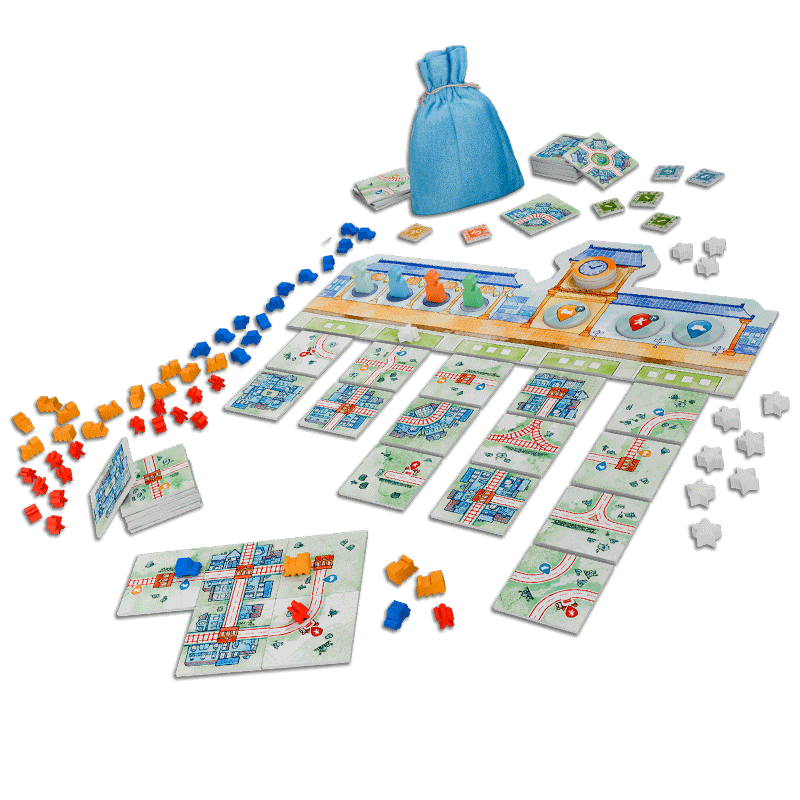 Railroad Tiles Cranio Creations Competitivo Family Games 8034055587522