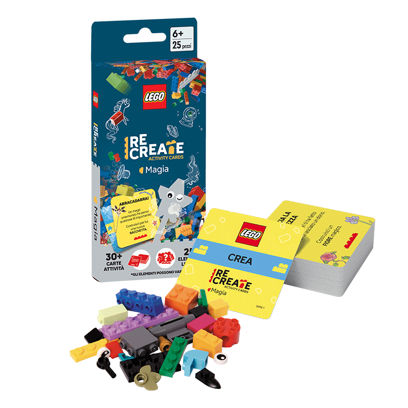 ReCreate Activity Cards Magia LEGO carte party games 8054144618029