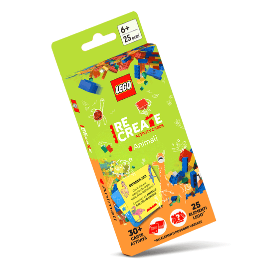 ReCreate Activity Cards Animali LEGO carte party games 8054144618012