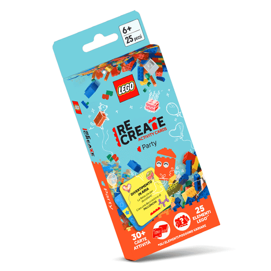 ReCreate Activity Cards Party LEGO carte party games 8054144618005