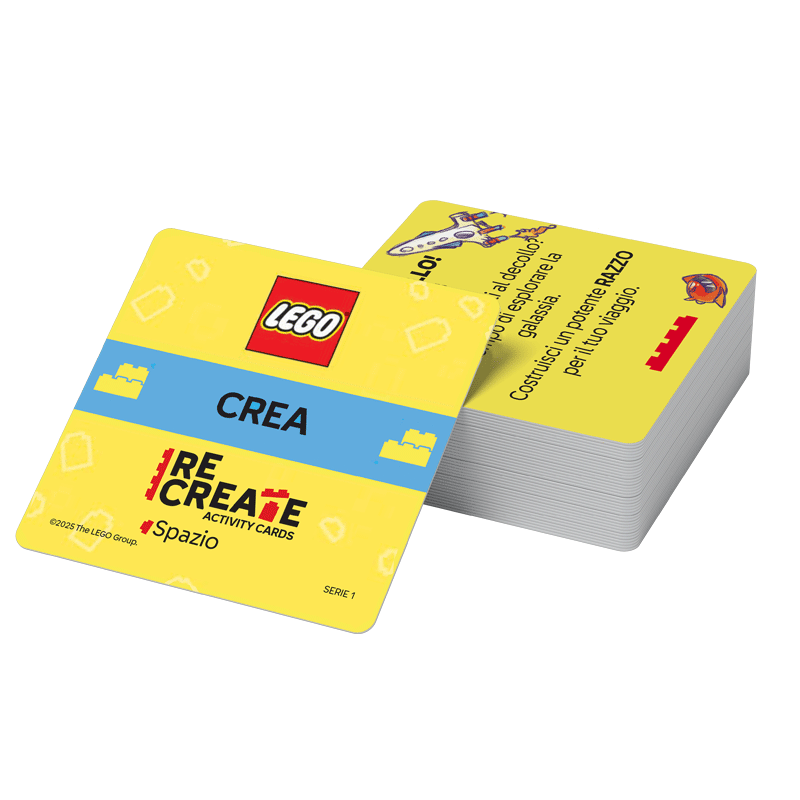 ReCreate Activity Cards Spazio LEGO carte party games 8054144618036