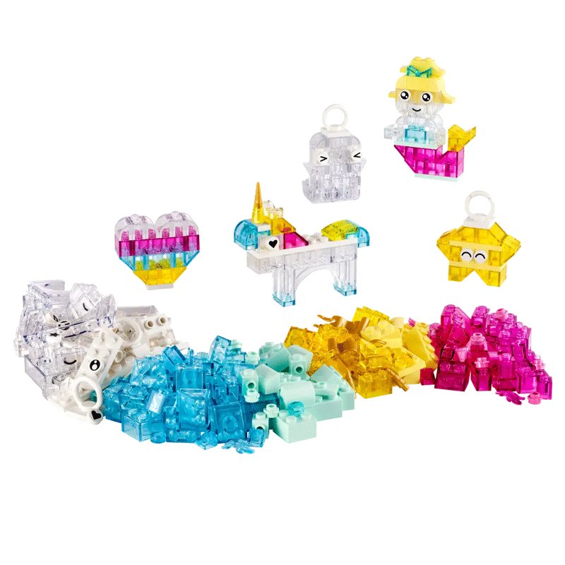 Scatola magica trasparente LEGO Classic 11040