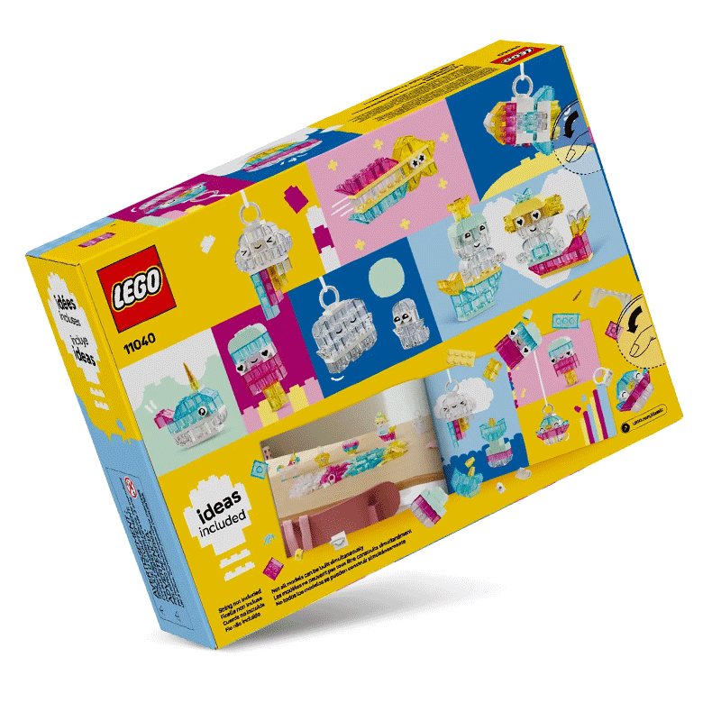 Scatola magica trasparente LEGO Classic 11040