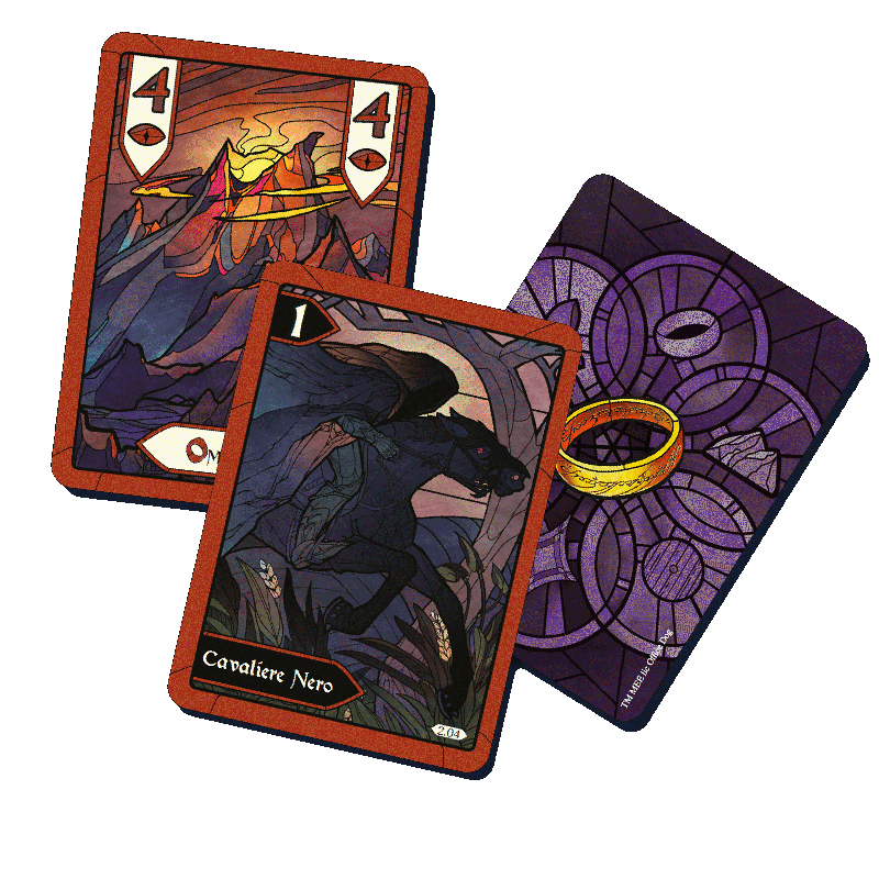SDA La compagnia dell'anello - trick taking game Asmodee Carte famiglia 841333129484