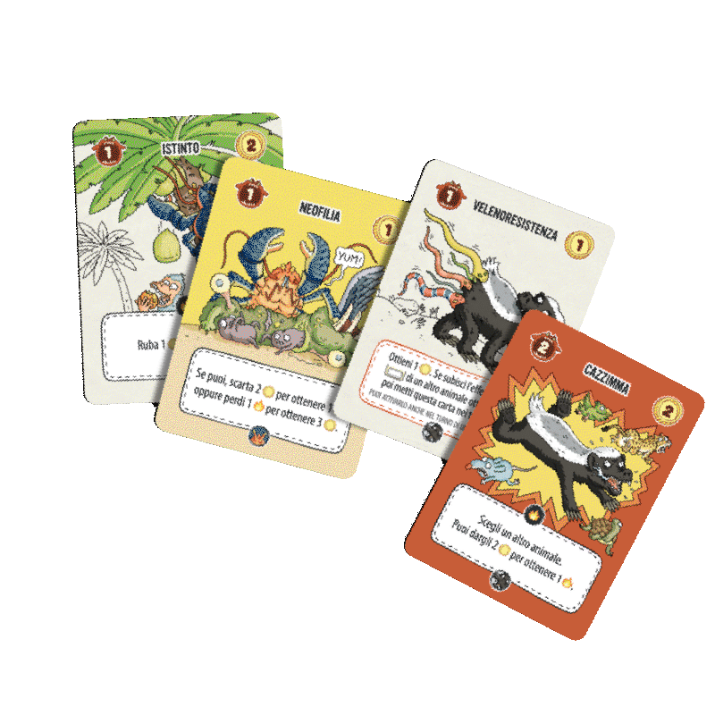 Barbascura X Evolversi Male Espansione Tasso e Granchio MS Edizioni Carte Party Games 8051772020422