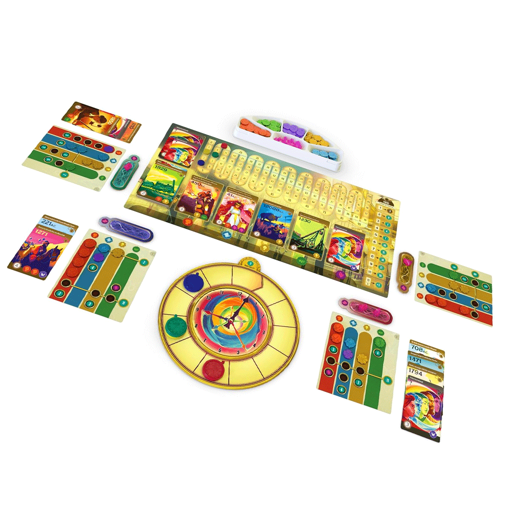 Trekking Through History Asmodee family gestionale 3558380116257