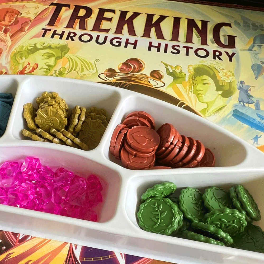 Trekking Through History Asmodee family gestionale 3558380116257
