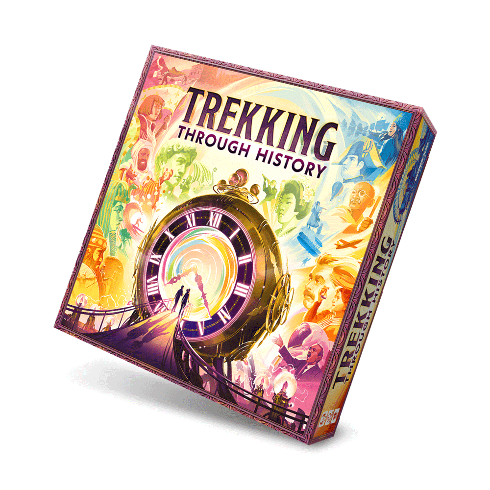 Trekking Through History Asmodee family gestionale 3558380116257