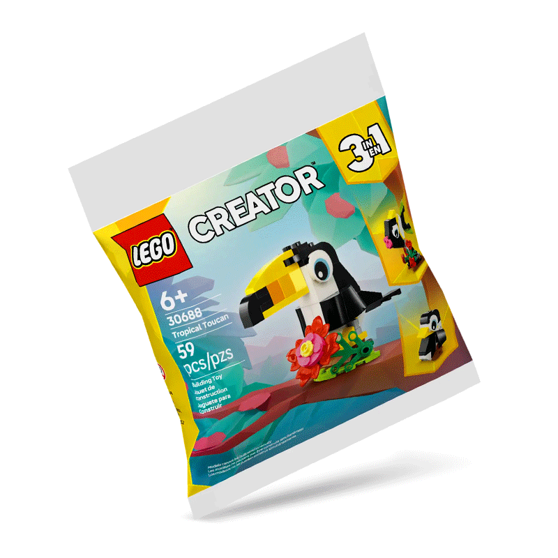 Tucano Tropicale 3 in 1 LEGO Creator 30688