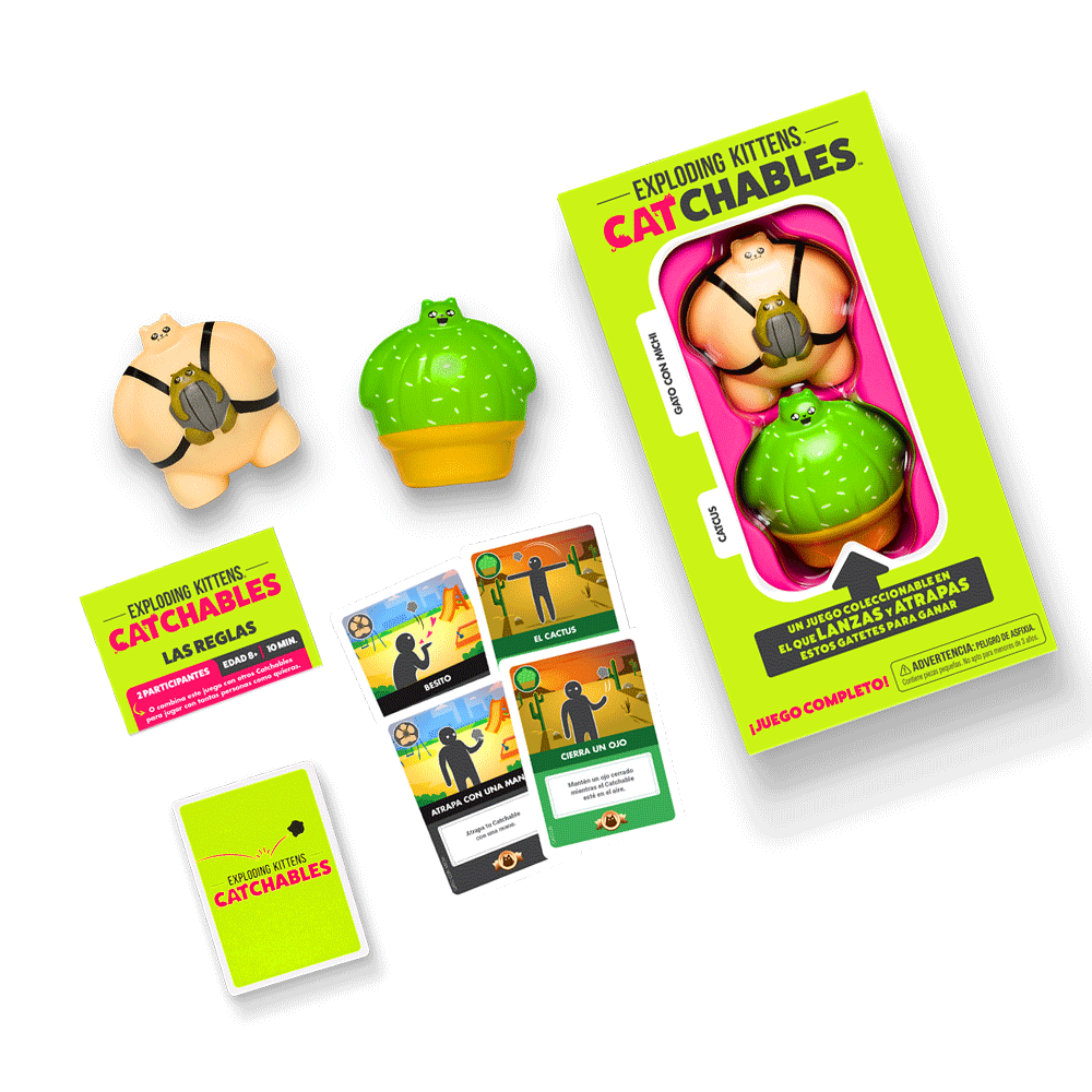 CATchables 2 Pack - Gatto nel Sacco Asmodee Carte Party Games 0810083047690