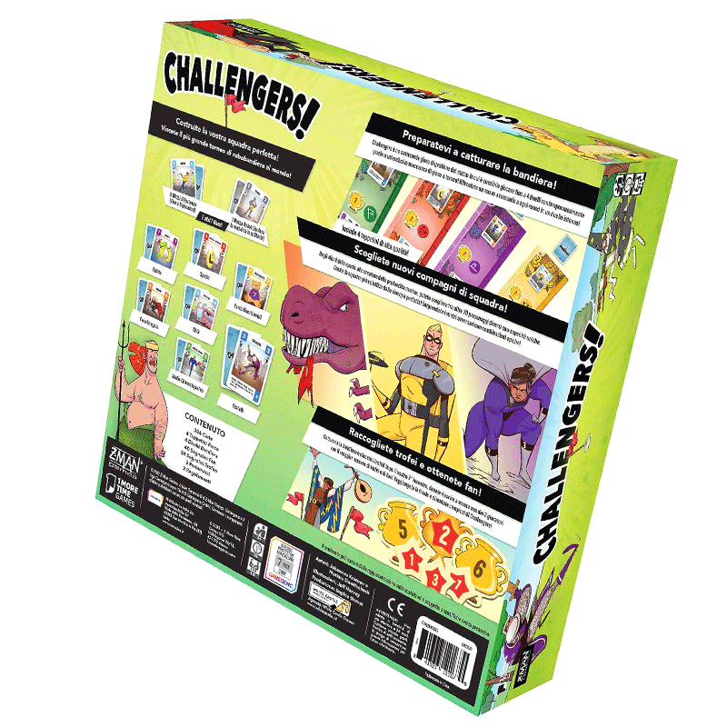 Challengers! Asmodee Competitivo Party Games 0841333121679