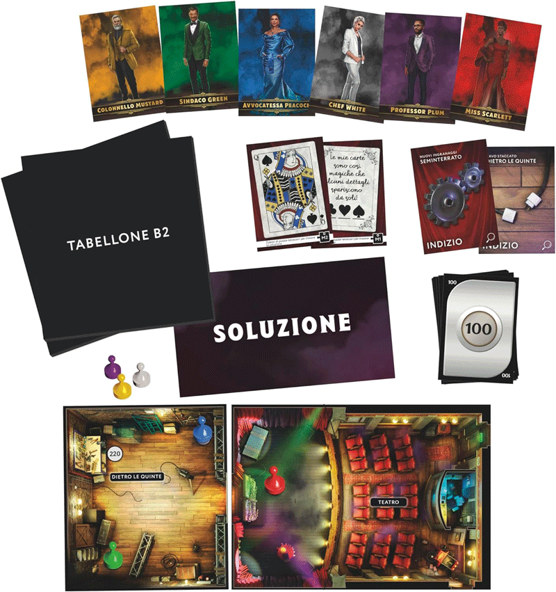 Cluedo Escape Il club dell'illusionista Hasbro Gaming Escape Room Family 5010996211538