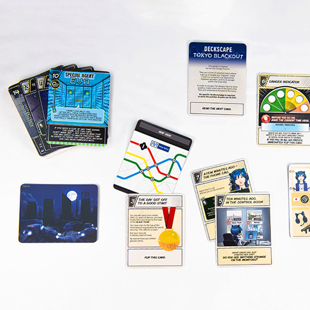 Deckscape - Tokyo Blackout DV Giochi Escape Room Family 9788894957488