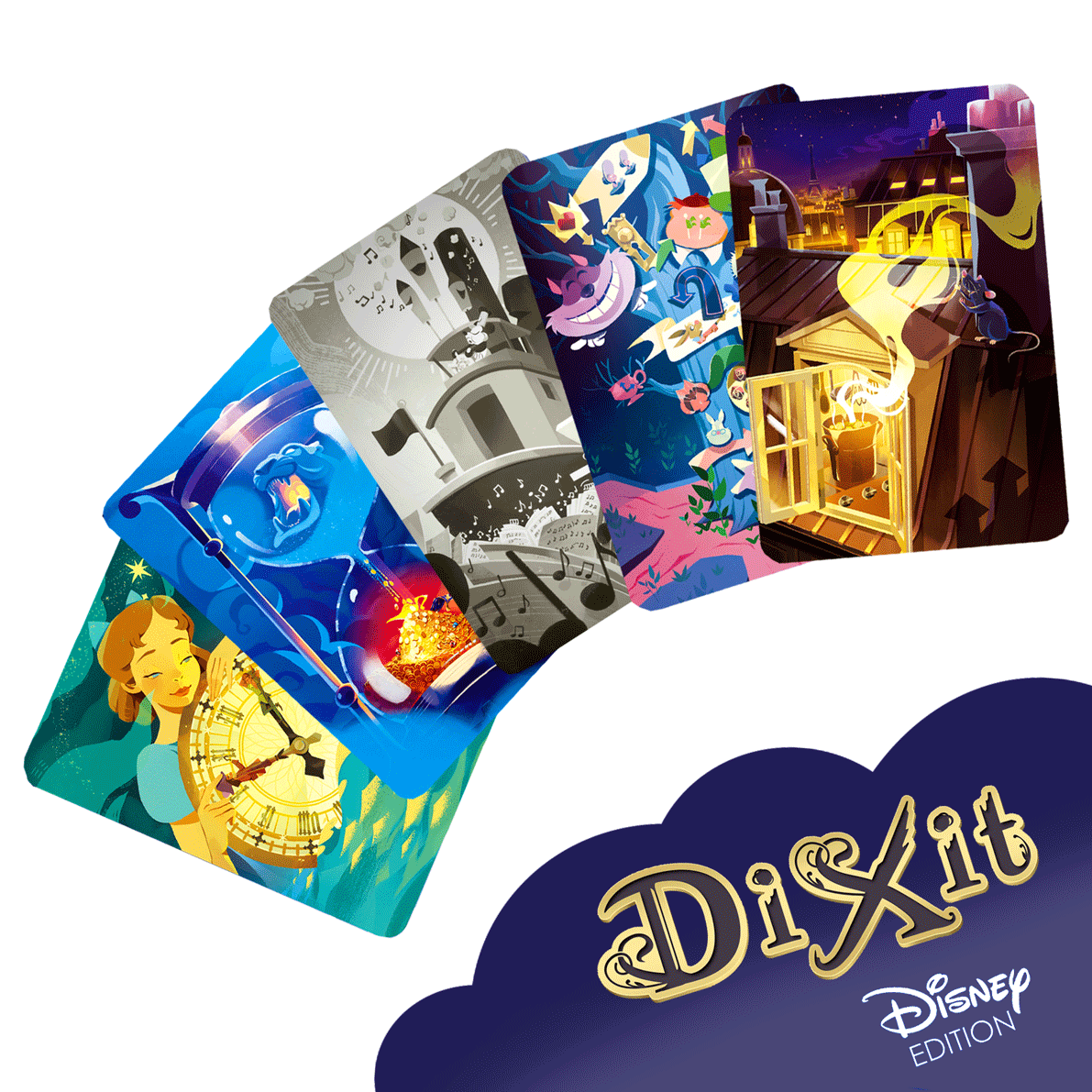 Dixit Disney + promo card Asmodee Carte Family 3558380107033