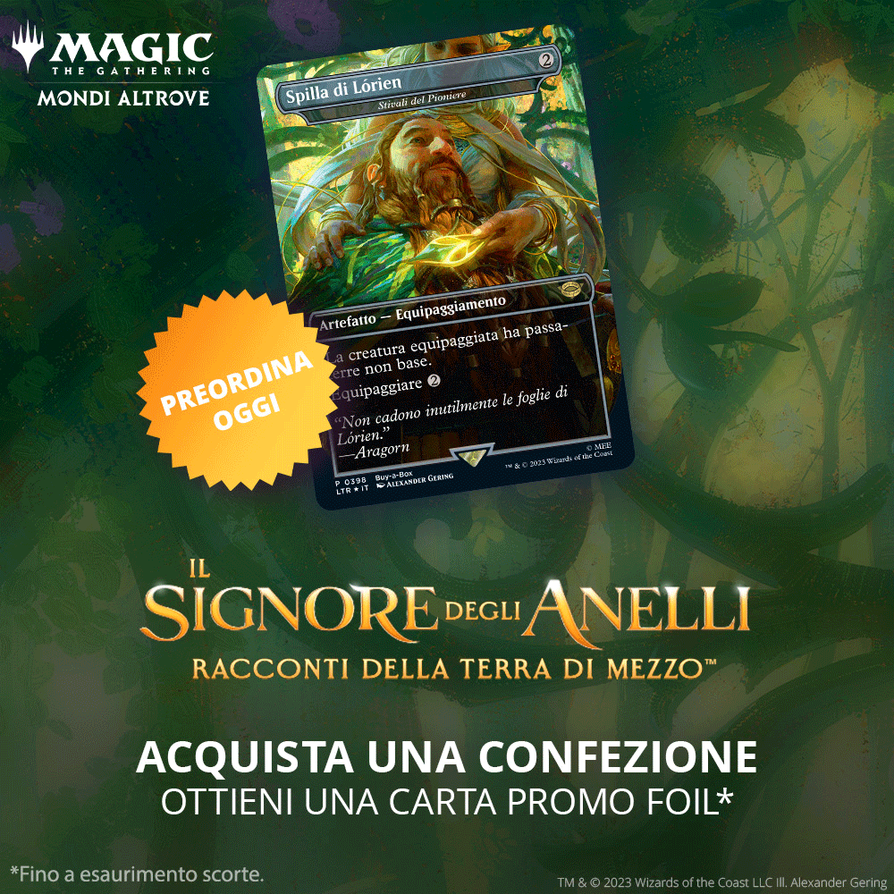LOTR Racconti della Terra di Mezzo - Box Buste dell'espansione italiano Magic the Gathering