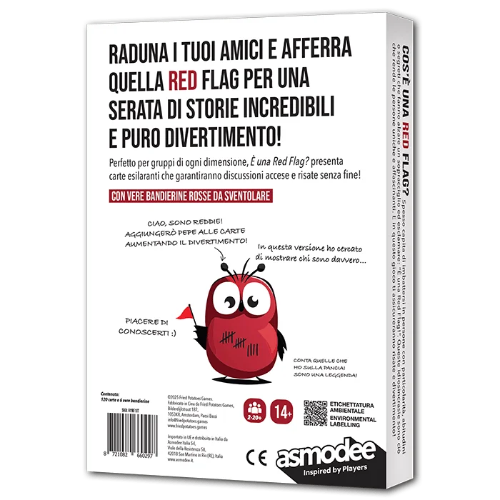 È Una Red Flag? Asmodee Carte Party Games 8721082660297