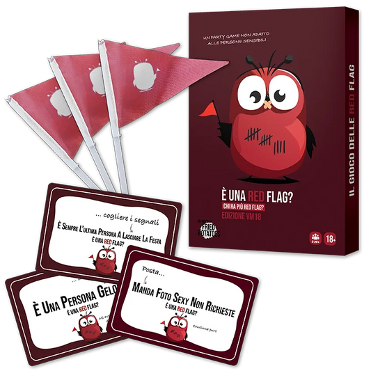 È Una Red Flag? Edizione VM18 Asmodee Carte Party Games 8721082660303