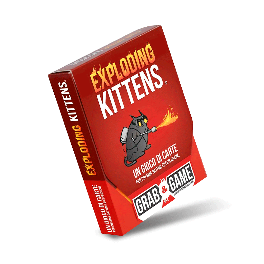 Exploding Kittens Grab & Game Asmodee Carte Party Games 0810083046570