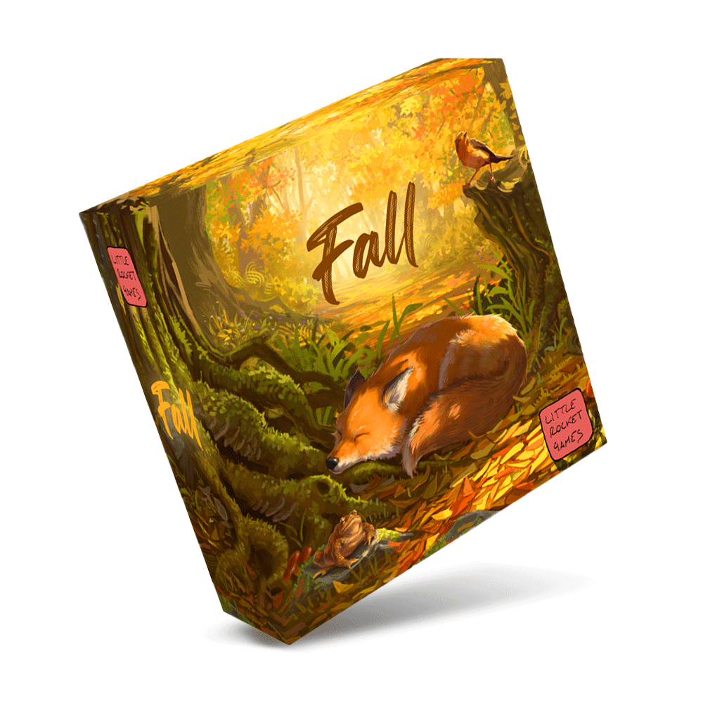 FALL Gioco Da Tavolo In Italiano E Inglese – Little Rocket Games – Gioco Di Strategia Ambientato Nell'autunno Per 2 Giocatori